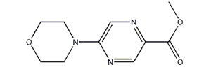 Methyl 5-(4-morpholinyl)-2-pyrazinecarboxylate